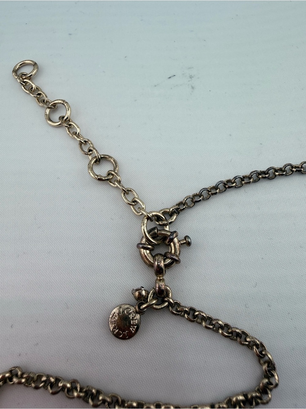 J. Crew Gold Chain Statement Necklace with Coral Red Beads - Picture 9 of 9